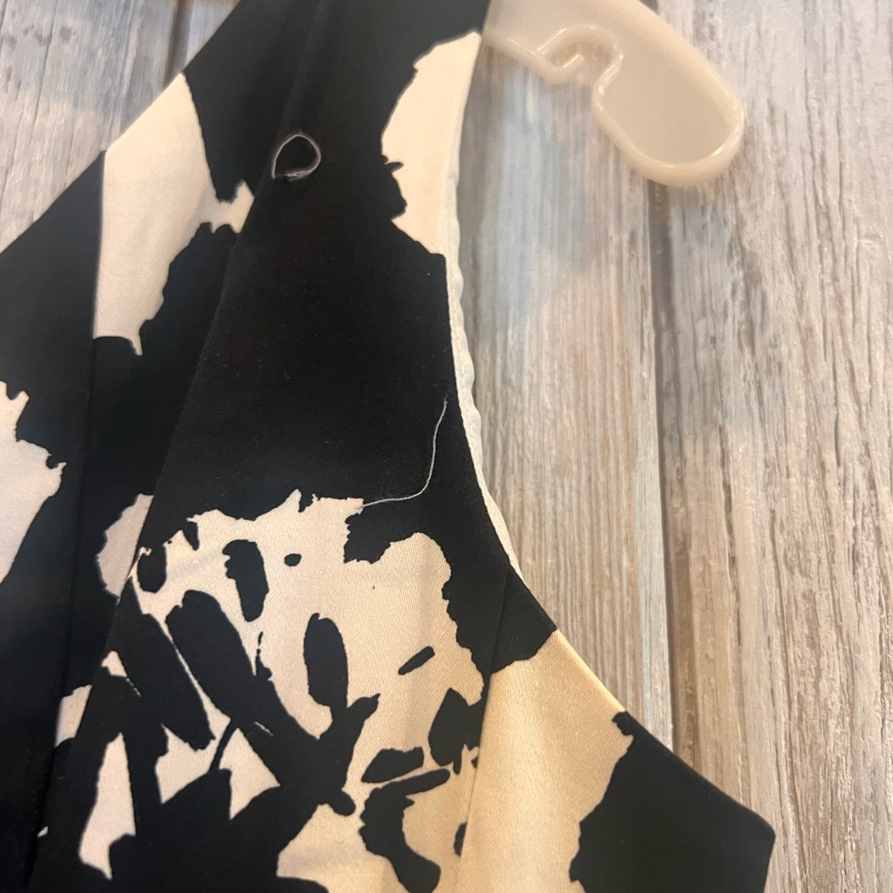 Nine West Black and White Floral Dress - Picture 6 of 8